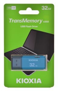 Kioxia TransMemory U202 USB flash drive 32 GB USB Type-A 2.0 Blue