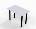 Kitchen Table White 100 cm