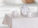 Kitchen tablecloth DENIM Stripes 140 x 180 cm, beige