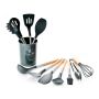 Kitchen utensils - a set of 11 elements - black