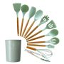 Kitchen utensils - a set of 11 elements - green