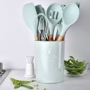 Kitchen utensils - a set of 11 elements - green