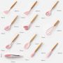 Kitchen utensils - a set of 11 elements - pink