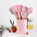 Kitchen utensils - a set of 11 elements - pink