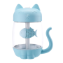 Kitty with fish air humidifier 3in1 ionizer - pink