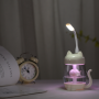 Kitty with fish air humidifier 3in1 ionizer - pink