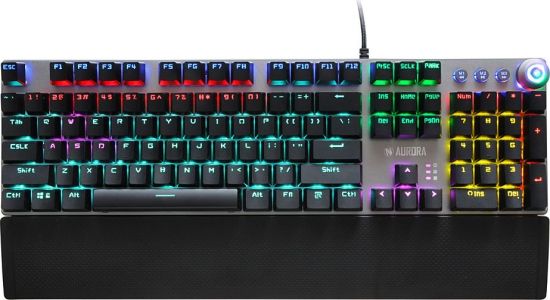 Klawiatura iBox Aurora K-3 USB QWERTY Srebrny