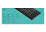 Klawiatura Logitech 920-005217 (USB 2.0; kolor czarny)
