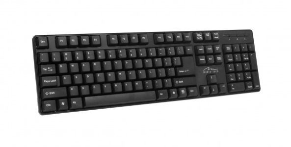 Klawiatura Media tech MT122KU-US (USB 2.0; (US); kolor czarny)