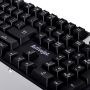 Klawiatura membranowa Activejet K-3242 (USB; (US); kolor czarno-srebrny)