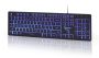 Klawiatura membranowa GEMBIRD KB-UML3-01 (USB 2.0; (US); kolor czarny)