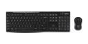 Klawiatura membranowa Logitech MK270 920-004508 (USB (Radio 2.4 GHz); kolor czarny)