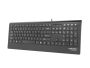 Klawiatura membranowa NATEC Barracuda NKL-0876 (USB 2.0; (US); kolor czarny)