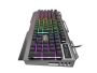 Klawiatura membranowa NATEC Genesis Rhod 420 RGB NKG-1234 (USB 2.0; (US); kolor stalowy)