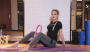 Kółko/ Obręcz do pilatesu, ćwiczeń, Fitness — czarne