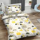 Komplet pościeli dziecięcej 90x120cm - kolorowe samochody PRODUKT POLSKI