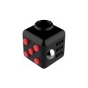 Kostka antystresowa odstresowująca Fidget Cube Czarno/Czerwona