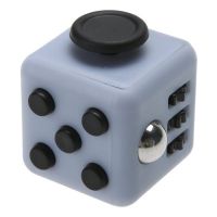 Kostka antystresowa odstresowująca Fidget Cube Szaro/Czarna