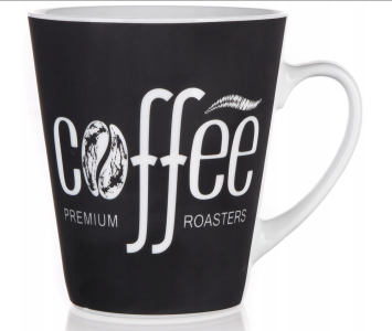 Kubek COFFEE Premium 360 ml, czarny