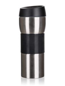 Kubek podróżny AKCENT 420ml antracyt