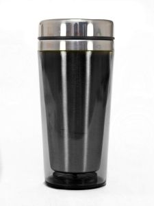 Kubek podróżny AVANZA 410ml, czarny