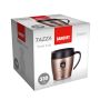 Kubek podróżny TAZZA 330 ml, brązowy