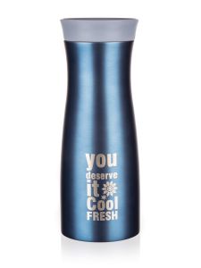 Kubek termiczny METALLIC 380 ml, niebieski