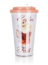 Kubek termiczny podwójne ścianki COFFEE 500ml Irish coffee
