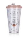 Kubek termiczny podwójne ścianki COFFEE 500ml Latte