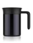 Kubek termiczny ze stali nierdzewnej PHASE 480 ml, czarny