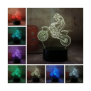 Lampka nocna 3D LED "Motocykl" Hologram
