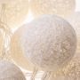 Lampki dekoracyjne LED cotton balls - białe