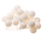 Lampki dekoracyjne LED cotton balls - białe