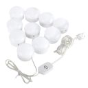 Lampki LED na lustro toaletki 10 szt USB