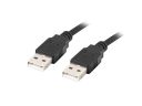 Lanberg CA-USBA-20CU-0010-BK USB cable 1m 2.0 USB A Black