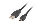 LANBERG KABEL USB 2.0 MINI AM-BM5P 1.8M, FERRITE