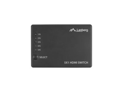 LANBERG SWITCH VIDEO 5X HDMI + PORT MICRO USB SWV-HDMI-0005