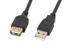 LANBERG USB EXTENSION CABLE 2.0 AM-AF 1.8M (BLACK) CA-USBE-10CC-0018-BK