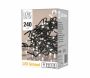 Łańcuch świetlny 240 LED, 18m + 3m, 230V, ciepłe światło
