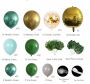 Large balloon garland - green