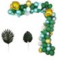 Large balloon garland - green