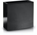 Large rectangular fiberglass pot 50x20 cm - black