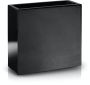Large rectangular fiberglass pot 50x20 cm - black