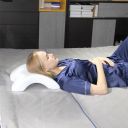 Large soft memory profiled orthopedic pillow