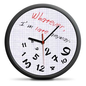 Late Clock (EN) - silent mechanism