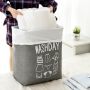 Laundry basket / laundry container - grey