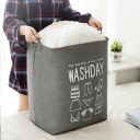 Laundry basket / laundry container - grey