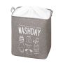 Laundry basket / laundry container - grey