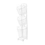 Laundry organizer in the shape of baskets - three levels, white