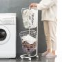 Laundry organizer in the shape of baskets - two-level, black